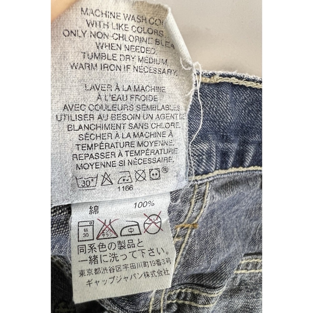 VTG Gap Worker Jean‎ Men's Light Wash Denim Work Wear  Pants 34x30 (32x29) Y2K - Picture 9 of 14